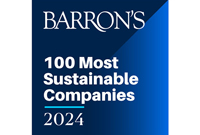 Logo des 100 entreprises les plus durables de Barron en 2024 